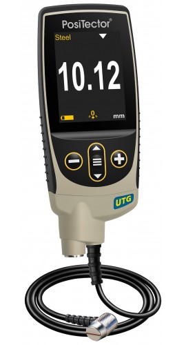 DeFelsko UTGC3 PosiTector Advanced Ultrasonic Thickness Gauge with cabled probe-
