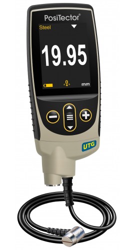DeFelsko UTGCLF1 PosiTector Standard Ultrasonic Thickness Gauge with low frequency probe-