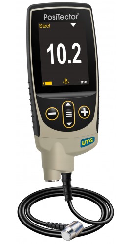 DeFelsko UTGM1 PosiTector Standard Ultrasonic Thickness Gauge with alumina probe tip and multiple echo probe-