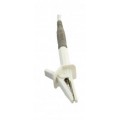 DENT CLP-CRC-FUS-WHT Fused Crocodile Clip - White-