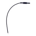 Dent LD SKTSPBLK Replacement Unterminated Voltage Lead for the ElitePro Series, Black, 10"-