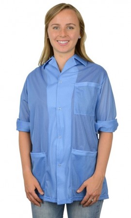 DESCO 74302 Statshield Smock, medium, blue-