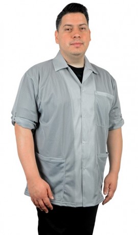 DESCO 74327 Statshield Smock, 4X large, gray-