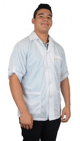 DESCO 74334 Statshield Smock, extra large, white-