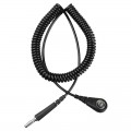 DESCO 09037 Coil Cord with 0.16" snap socket, 6'-