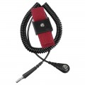 DESCO 09039 Economy Adjustable Elastic Single-Wire Wrist Strap Kit, 6' coil cord-