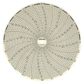 Dickson C458 24-Hour Charts for 8&amp;quot; Chart Recorders, 60-Pack-