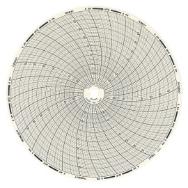 Dickson C487 Weekly Temperature Charts for 8&amp;quot; Chart Recorders, 60-Pack, -30 to 50&amp;deg;C-