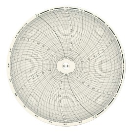 Dickson C614 24-Hour Charts for 6&amp;quot; Chart Recorders, 60-Pack, 60 to -40-