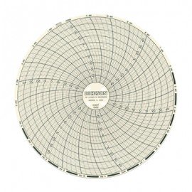 Dickson C652 Replacement Charts, 6", 24h, -50 to 50&amp;deg;F/C, Box of 60-