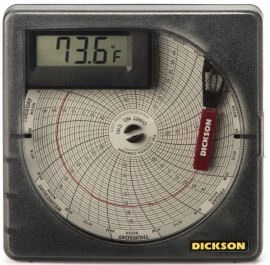 Dickson DRG350 Drug Temperature Recorder, 4", -22 to 122&amp;deg;F-