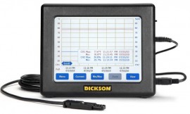 Dickson FH525 DicksonOne Touchscreen Temperature/Humidity Data Logger, Remote Probe-