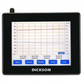 Dickson FH625 Recorder, Temp/Humidity, Paperless, w/Probe-