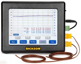 Dickson FT520 DicksonOne Touchscreen Temperature Data Logger, Remote Probe-