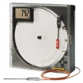 Dickson KT8P0 Temperature Recorder, 8&quot;, 0-100C/F, Battery Operated-
