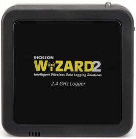 Dickson WH420 WiZARD2 Wireless Temperature and Humidity Data Logger, 2.4 GHz-