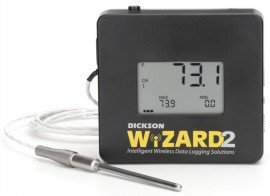 Dickson WT350 WiZARD2 Wireless Temperature Data Logger, RTD Probe-
