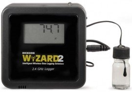 Dickson WT430 WiZARD2 Wireless Temperature Data Logger with Digital Display and Bottle Probe-