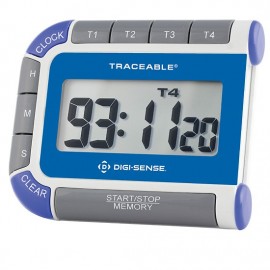 Digi-Sense 06449-08 Traceable Color Frame 4-Channel Timer-