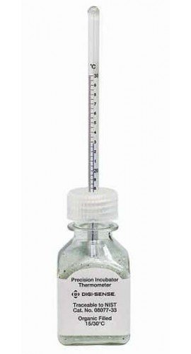 Digi-Sense 08077-33 Incubator Verification Thermometer, 15 to 30&amp;deg;C-
