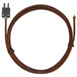Digi-Sense 08467-22 Type-J High-Temperature Fiberglass-Insulated Probe, 10', 20 Gauge-