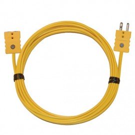 Digi-Sense 08516-52 Thermocouple Extension Cable with Standard Connector, Type K, 50'-
