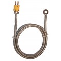 Digi-Sense 08516-85 Type-K Bolt-On Heavy-Duty Probe with Mini Connector, 0.62&quot; OD, 0.28&quot; ID-