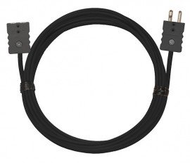 Digi-Sense 08517-52 Thermocouple Extension Cable with Standard Connector, Type J, 50'-