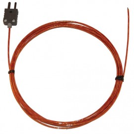 Digi-Sense 08517-90 Type-J Kapton-Insulated Thermocouple Probe, 10&#039;, 24 Gauge-