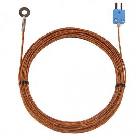 Digi-Sense 08525-84 Type-T Bolt-On Probe with Mini Connector, 0.62" OD, Grounded-
