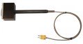 Digi-Sense 08533-63 Type-K PTFE Moving Surface Probe with Mini Connector, 2.4&quot;-