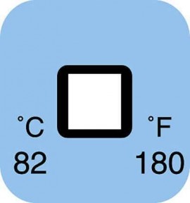 Digi-Sense 09035-28 Irreversible 1-Point Temperature Label, 149&amp;deg;F-