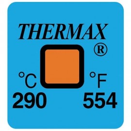 Digi-Sense 09035-43 Irreversible 1-Point Temperature Label, 554&amp;deg;F-