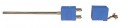 Digi-Sense 18520-10 Type-T Thermocouple Probe with quick disconnector, stainless steel sheath, exposed-