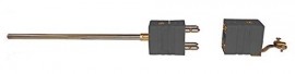 Digi-Sense 18520-29 Type-J Thermocouple Probe with quick disconnector, ungrounded, 18&amp;quot;-