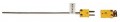 Digi-Sense 18523-47 Type-K Inconel Thermocouple Probe with mini connector, 6&amp;quot;, exposed-