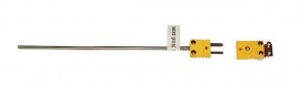 Digi-Sense 18524-52 Type K Thermocouple Probe, 18 x 0.13&amp;quot;, mini connector-