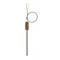 Digi-Sense 18525-04 Type K Spring Loaded Ind Thermocouple Probe, 4 x 0.25&amp;quot;, ungrounded-