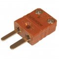 Digi-Sense 18527-13 Miniature Type-K Thermocouple Male Connector, 2 pin, 650&amp;deg;F (343&amp;deg;C)-
