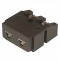 Digi-Sense 18527-27 Panel-Mount Thermocouple Mini Connector, type j, rectangular-