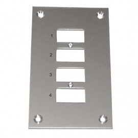 Digi-Sense 18527-34 Thermocouple Mini Connector Mounting Panel, vertical, 4 circuits-