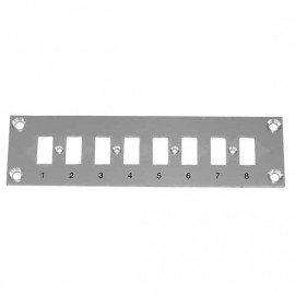 Digi-Sense 18527-38 Thermocouple Mini Connector Mounting Panel, horizontal, 8 circuits-