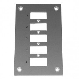 Digi-Sense 18527-43 Thermocouple Connector Mounting Panel, vertical, 5 circuits-