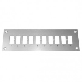Digi-Sense 18527-47 Thermocouple Connector Mounting Panel, horizontal, 10 circuits-