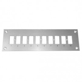Digi-Sense 18527-47 Thermocouple Connector Mounting Panel, horizontal, 10 circuits-
