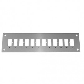 Digi-Sense 18527-48 Thermocouple Connector Mounting Panel, horizontal, 12 circuits-