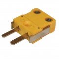 Digi-Sense 18527-52 Locking Thermocouple Flat-Blade Mini Connector, type k, male-