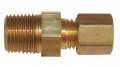 Digi-Sense 18527-96 Brass Compression Fitting, 3/8&amp;quot; dia, 3/8&amp;quot; NPT (M)-