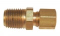 Digi-Sense 18527-99 Brass Compression Fitting, 1/4&amp;quot; dia, 1/4&amp;quot; NPT (M)-