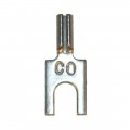 Digi-Sense 18528-04 Constantan Spade Lugs, for type j, t, and e thermocouples, 10-pack-